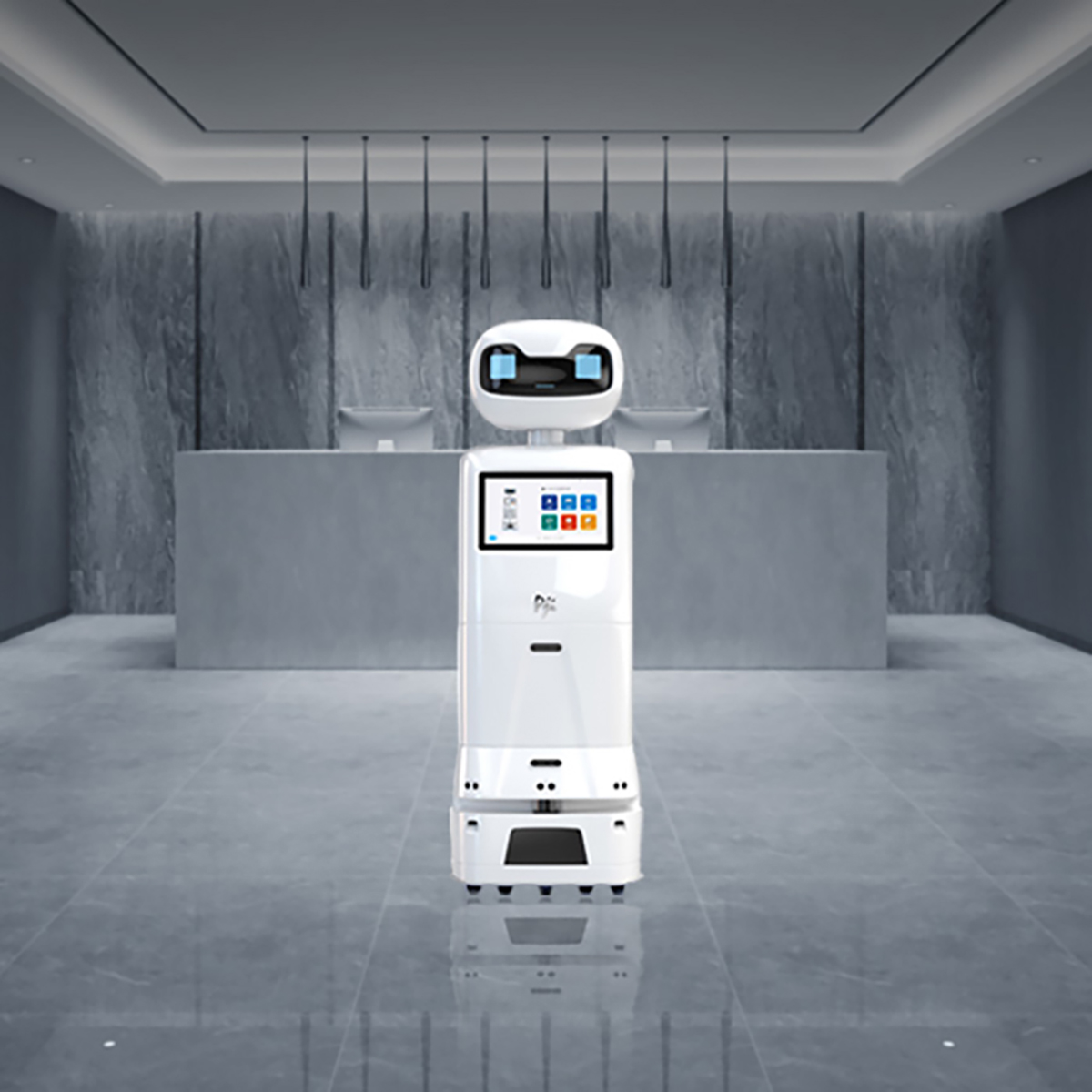 Application scenario of guide service robot in front desk